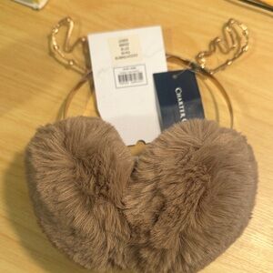 Charter Club Brown Faux Fur Earmuffs